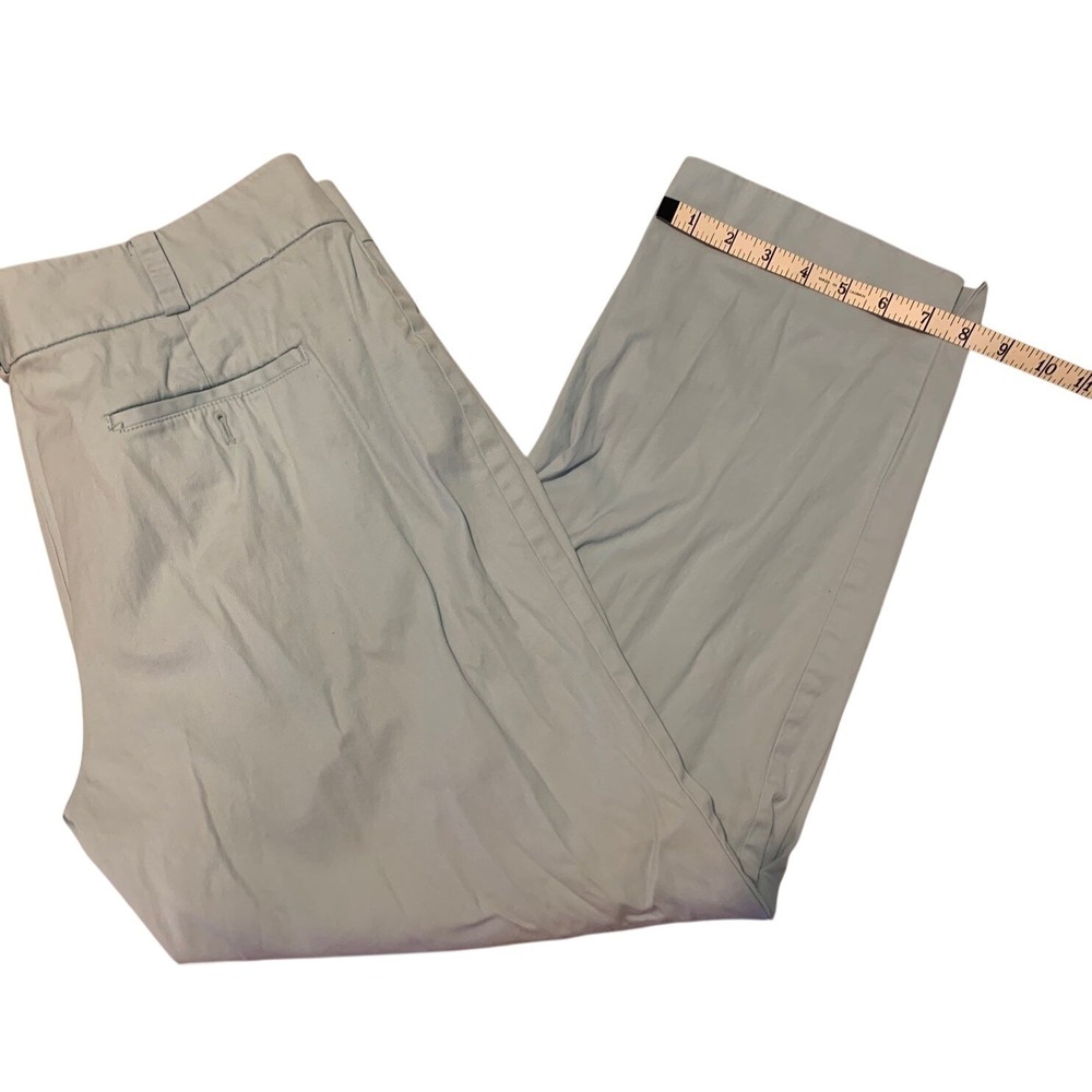 Talbots Signature Womens Blue Chino Cropped Pants Size 10‎